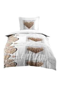 Eden Housse de couette + taie Charming coeur* Parure De Lit