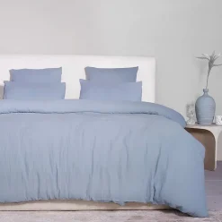 Eden Housse de couette + taies gaze de coton lave Douceur* Parure De Lit