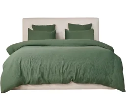 Eden Housse de couette + taies gaze de coton lave Douceur* Parure De Lit