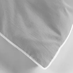 Douceur D'Intérieur Housse de couette 260 x 240 cm coton lavé 57 fils Linette Gris* Parure De Lit