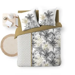 Douceur D'Intérieur Housse de couette 240 x 220 cm coton 42 fils + 2 taies Dakar* Parure De Lit