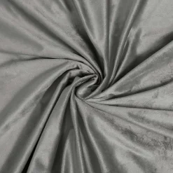 Douceur D'Intérieur Housse de Couette 240 x 220 cm Velours Uni Velina Anthracite + 2 Taies* Parure De Lit