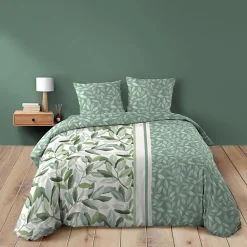 Housse de couette 240 x 220 cm coton 42 fils + 2 taies Eleonore>Douceur D'Intérieur Best