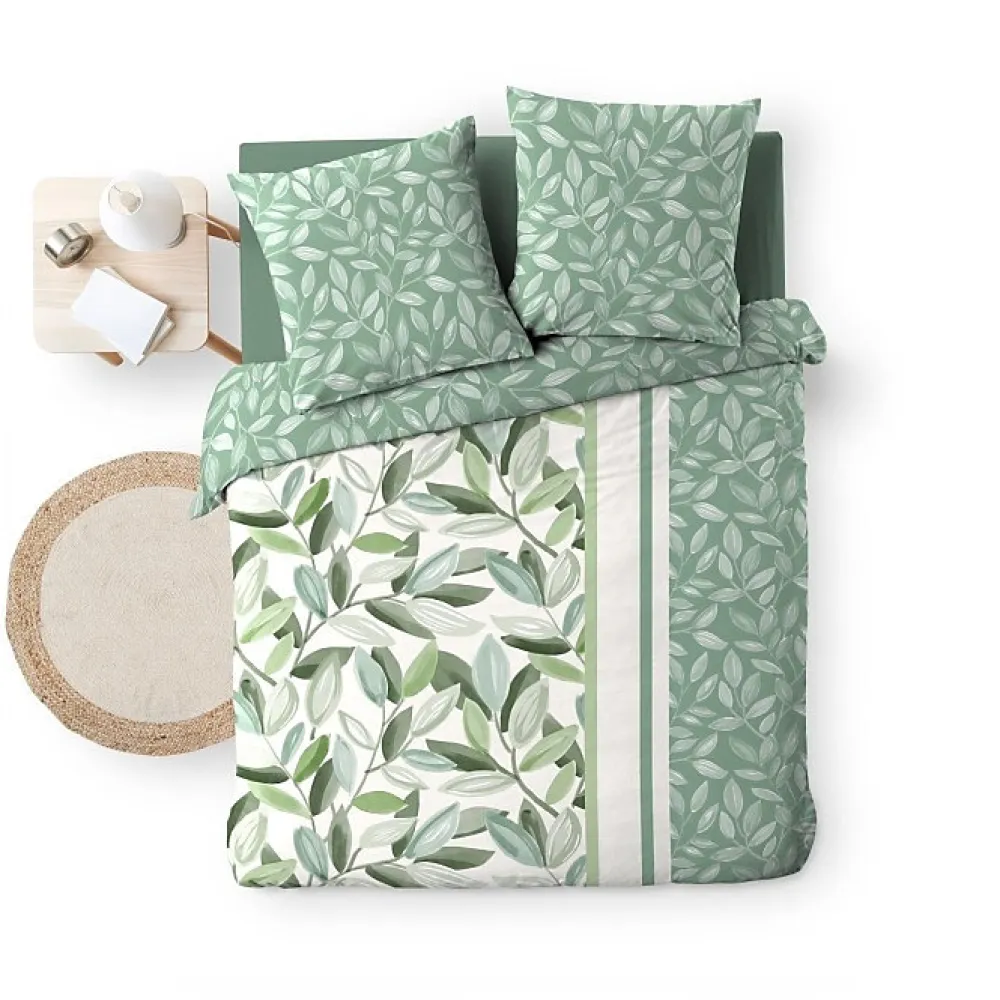 Housse de couette 240 x 220 cm coton 42 fils + 2 taies Eleonore>Douceur D'Intérieur Best