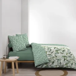 Housse de couette 240 x 220 cm coton 42 fils + 2 taies Eleonore><noscript><img width=