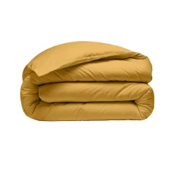 Housse de couette 220 x 240 cm jaune moutarde>Eden Outlet