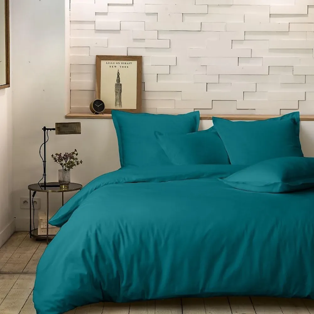 Housse de couette 220 x 240 cm bleu canard>Eden Sale