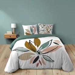 Housse de couette 240 x 220 cm + 2 taies Coton 42 fils OCTAVIA>Douceur D'Intérieur Hot