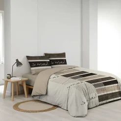 Douceur D'Intérieur Housse de couette 260 x 240 cm + 2 taies Coton 42 fils Motif So Natural* Parure De Lit