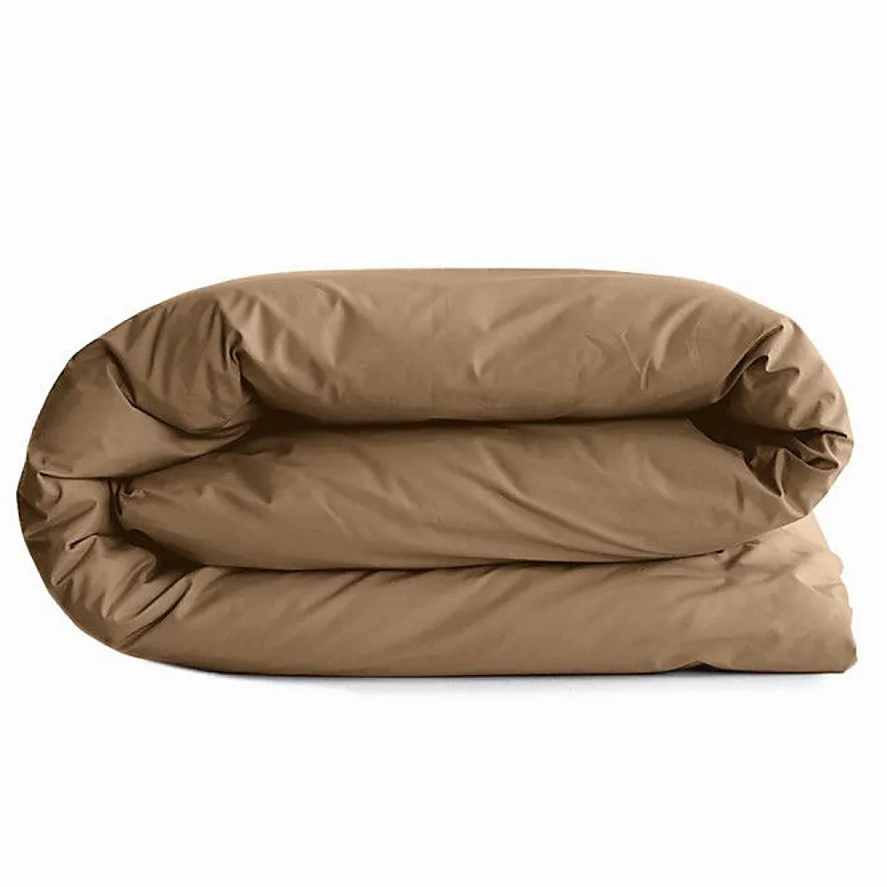 Housse de couette 260 x 240 cm "Prémium" pour lit 2 places King Size - Prémium Taupe>Coton Pur Best