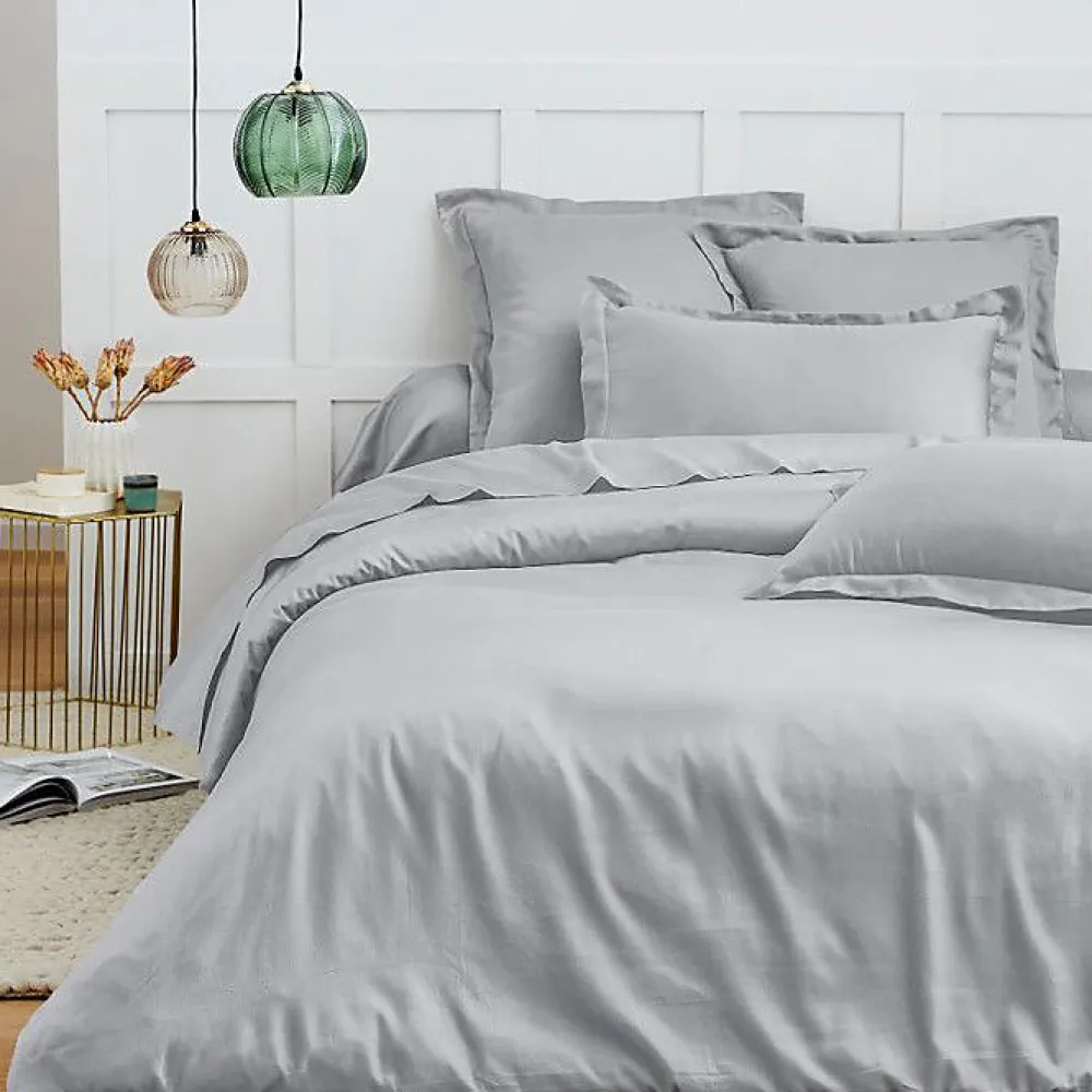 Housse de couette 260 x 240 cm "Prémium" pour lit 2 places King Size - Prémium Nuage>Coton Pur New