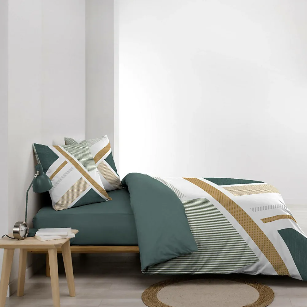 Housse de couette 240 x 220 cm + 2 taies Coton 42 fils ZÉPHYR>Douceur D'Intérieur Sale