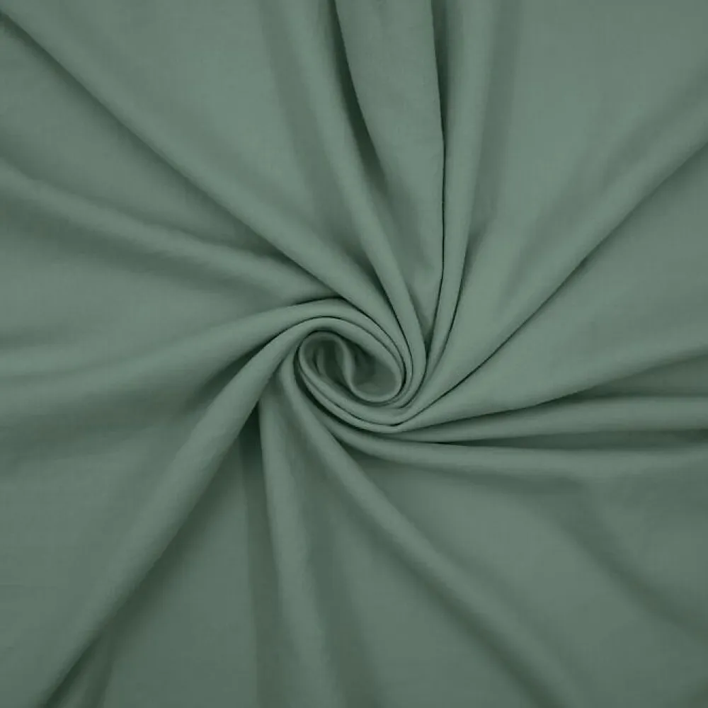 Douceur D'Intérieur Housse de couette 240 x 220 cm microfibre unie lavée LIAM Cèdre 2 taies incluses* Parure De Lit