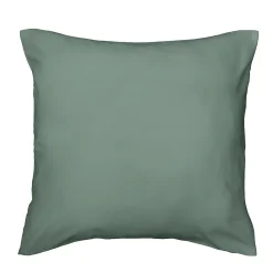 Douceur D'Intérieur Housse de couette 240 x 220 cm microfibre unie lavée LIAM Cèdre 2 taies incluses* Parure De Lit