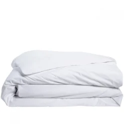 Housse de couette Blanc 220x240cm Parure PERCALE>Bleu Calin New