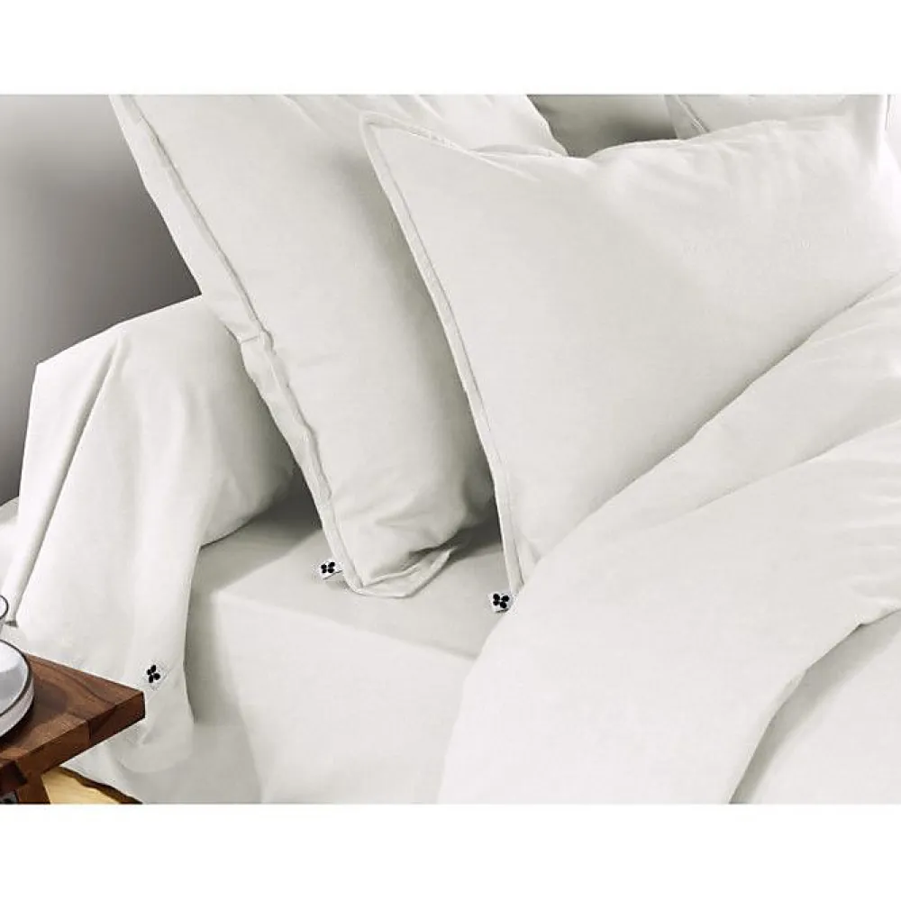 Housse de couette "Candice" toutes dimensions Flanelle de Coton - Candice Neige - Housse de couette 260 x 240 cm>L'Effet Papillon Online