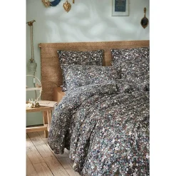 L'Effet Papillon Housse de couette "Capucine" toutes dimensions "Gaze de Coton" - Capucine Minuit - Housse de couette 240 x 220 cm* Housse De Couette