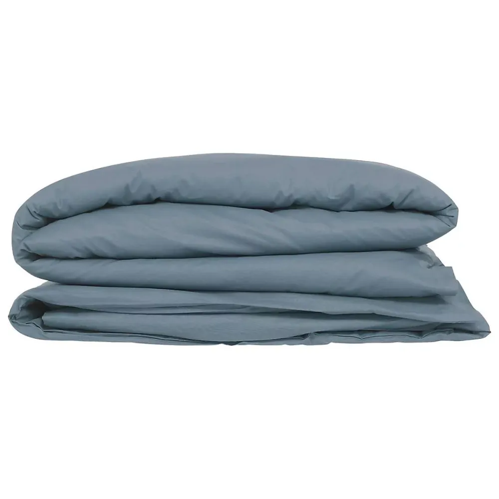 Atmosphera Créateur D'Intérieur Housse de couette Carina en coton 200x140cm bleu orage - Atmosphera* Housse De Couette