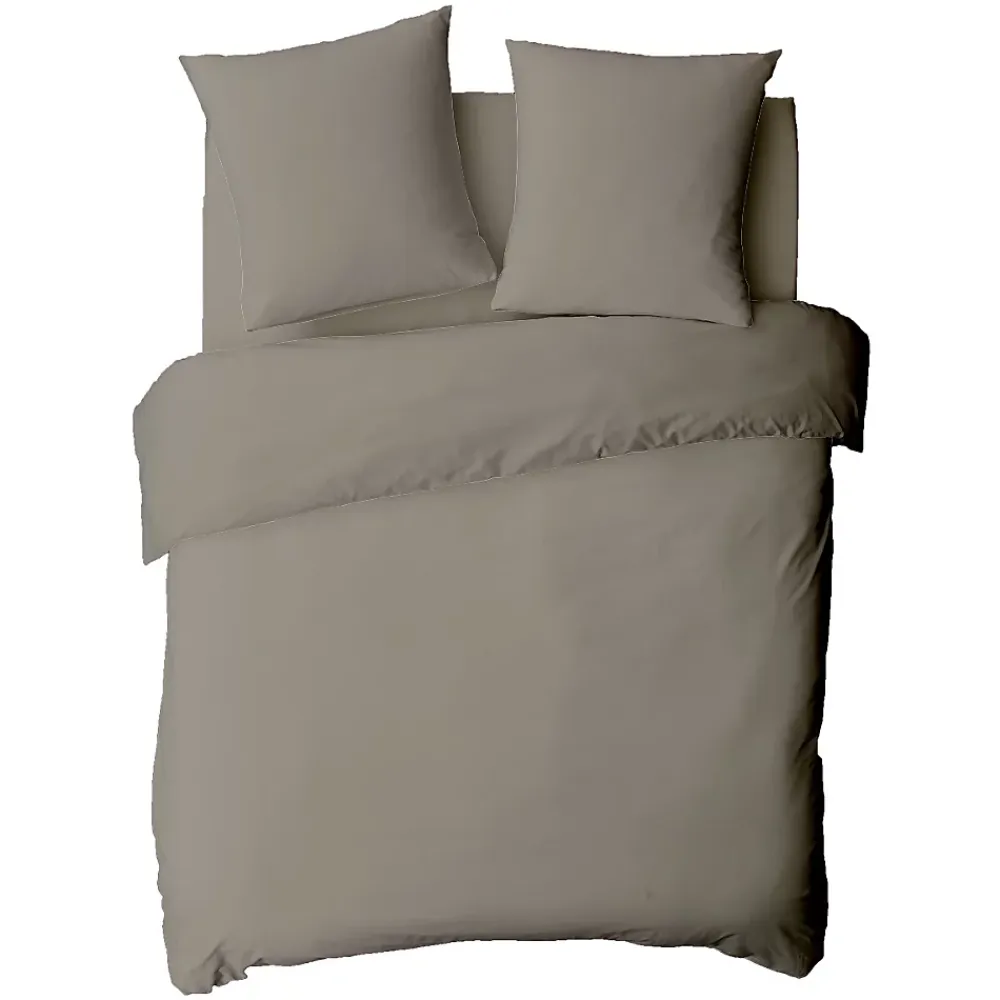 Future Home Housse de couette en coton 57 fils unie 200x200cm* Housse De Couette