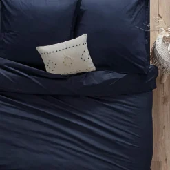 Housse de couette en coton - bleu encre 240x220 cm - Atmosphera><noscript><img width=