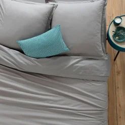 Housse de couette en coton - gris 240x220 cm - Atmosphera>Atmosphera Créateur D'Intérieur Online