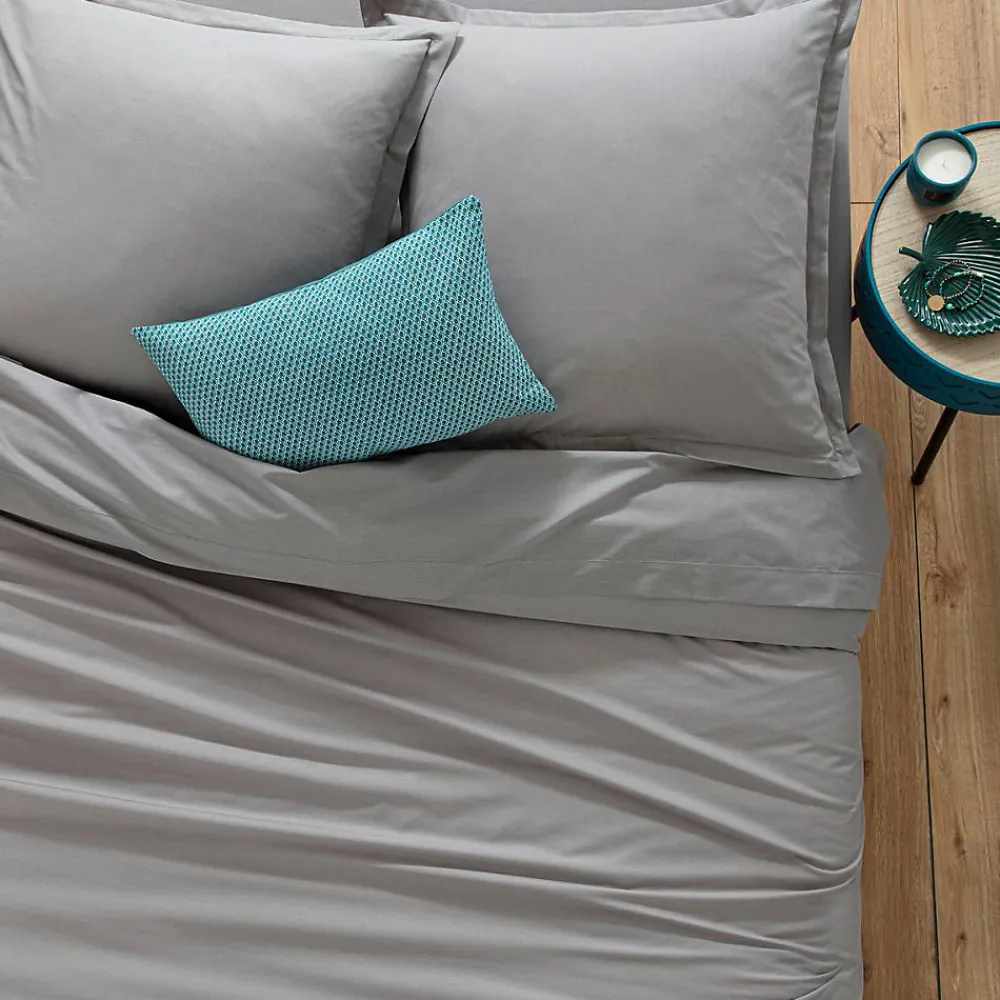 Housse de couette en coton - gris 240x220 cm - Atmosphera>Atmosphera Créateur D'Intérieur Online