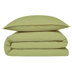 Future Home Housse de couette en coton 57 fils unie 200x200cm* Housse De Couette