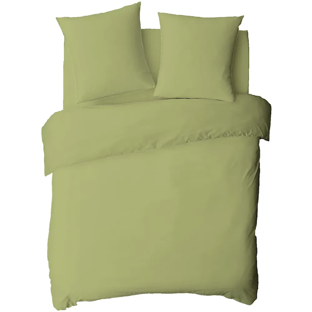 Future Home Housse de couette en coton 57 fils unie 200x200cm* Housse De Couette