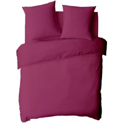 Housse de couette en coton 57 fils unie 200x200cm>Future Home New