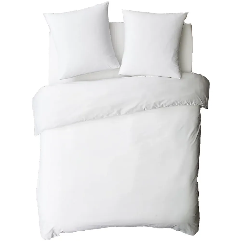 Future Home Housse de couette en coton 57 fils unie 200x200cm* Housse De Couette
