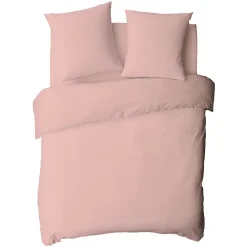 Future Home Housse de couette en coton 57 fils unie 200x200cm* Housse De Couette