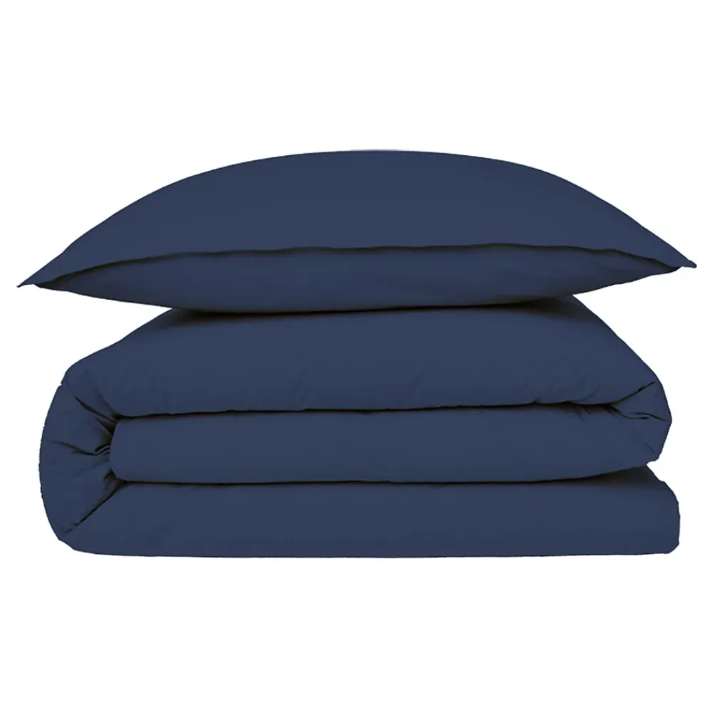 Future Home Housse de couette en coton 57 fils unie 200x200cm* Housse De Couette