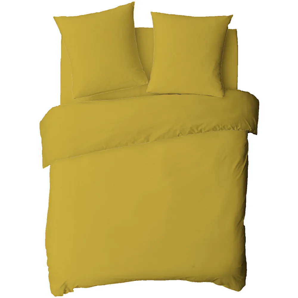 Housse de couette en coton 57 fils unie 200x200cm>Future Home Best