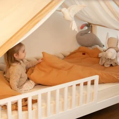 Housse de couette en gaze de coton Jeanne><noscript><img width=