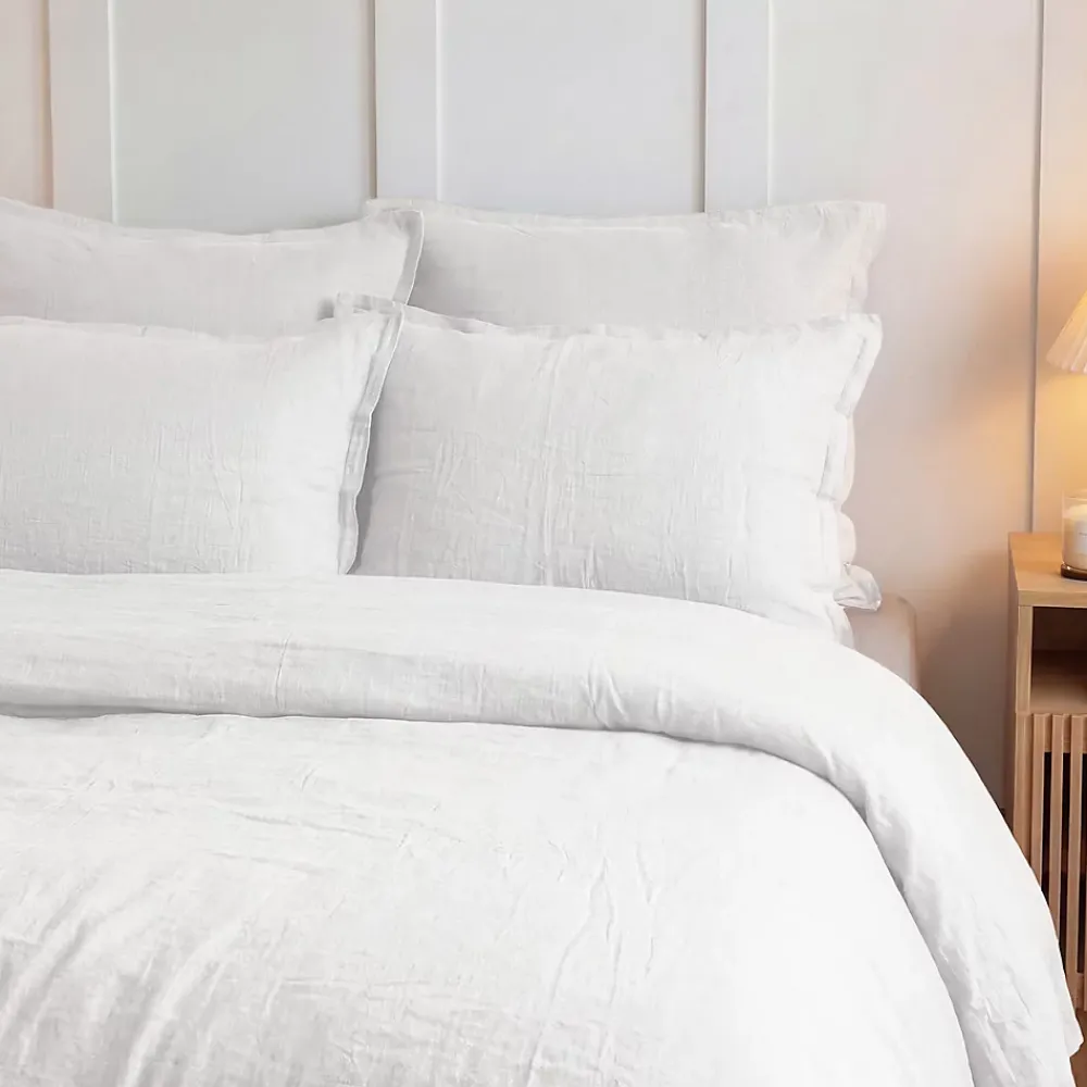 Sensei Maison Housse de couette en gaze de coton Blanc 240x220 cm LOFT* Housse De Couette