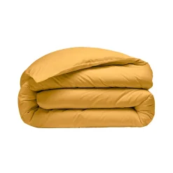 Housse de couette en percale coton Caramel 240x220 cm SOFT PERCALE><noscript><img width=