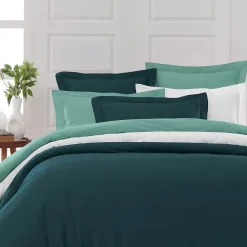 Sensei Maison Housse de couette en percale coton Petrol 240x220 cm SOFT PERCALE* Housse De Couette