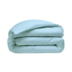 Housse de couette en percale coton Bleu Arctic 200x200 cm SOFT PERCALE><noscript><img width=