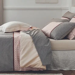 Tradilinge Housse de couette en percale (140x200 cm - Naturel)* Housse De Couette