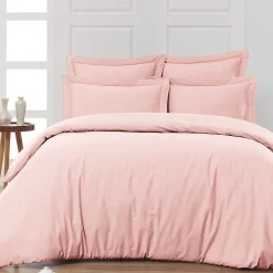 Housse de couette en percale coton Poudre 140x200 cm SOFT PERCALE>Sensei Maison New