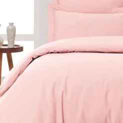 Housse de couette en percale coton Poudre 140x200 cm SOFT PERCALE>Sensei Maison New