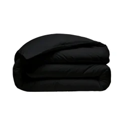 Housse de couette en percale coton Noir 260x240 cm SOFT PERCALE><noscript><img width=