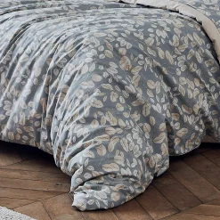 Housse de couette en percale esprit cocooning (280x240 cm - Gris)>Tradilinge