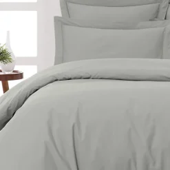 Sensei Maison Housse de couette en percale coton Gris Perle 260x240 cm SOFT PERCALE* Housse De Couette