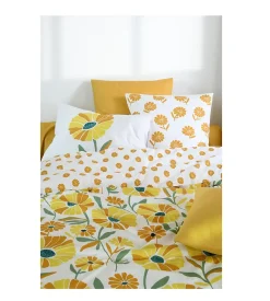 Eden Housse de couette en percale de coton motif floral* Housse De Couette