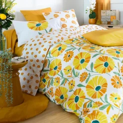 Eden Housse de couette en percale de coton motif floral* Housse De Couette