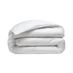 Housse de couette en percale coton Blanc 200x200 cm SOFT PERCALE><noscript><img width=
