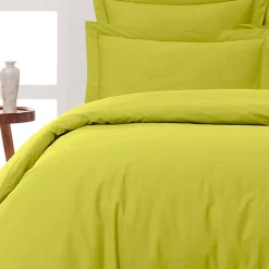 Housse de couette en percale coton Citronelle 140x200 cm SOFT PERCALE>Sensei Maison