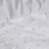 Tradilinge Housse de couette en percale au style géométrique (260x240 cm - Gris clair)* Housse De Couette