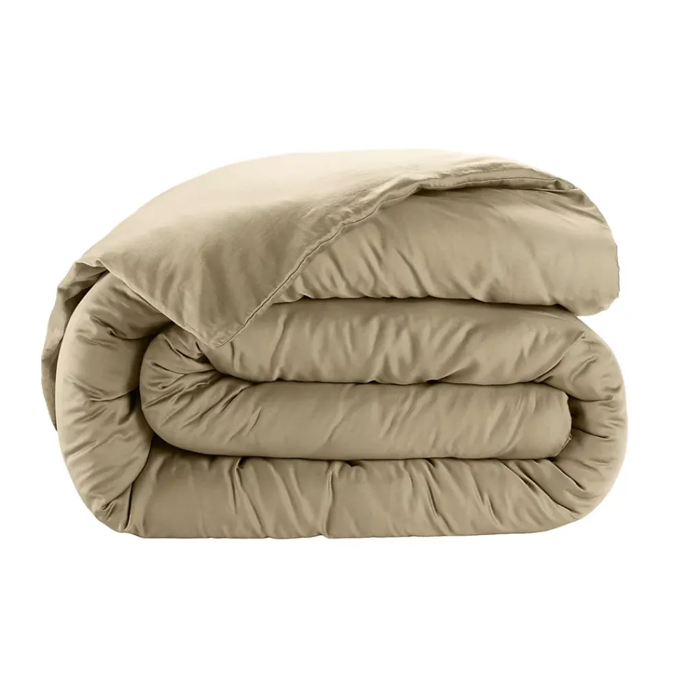 Eden Housse de couette en satin de coton Uni* Parure De Lit